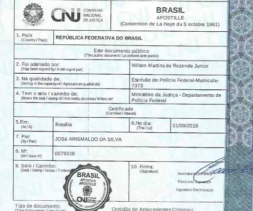 Brazil joined the Haague convention