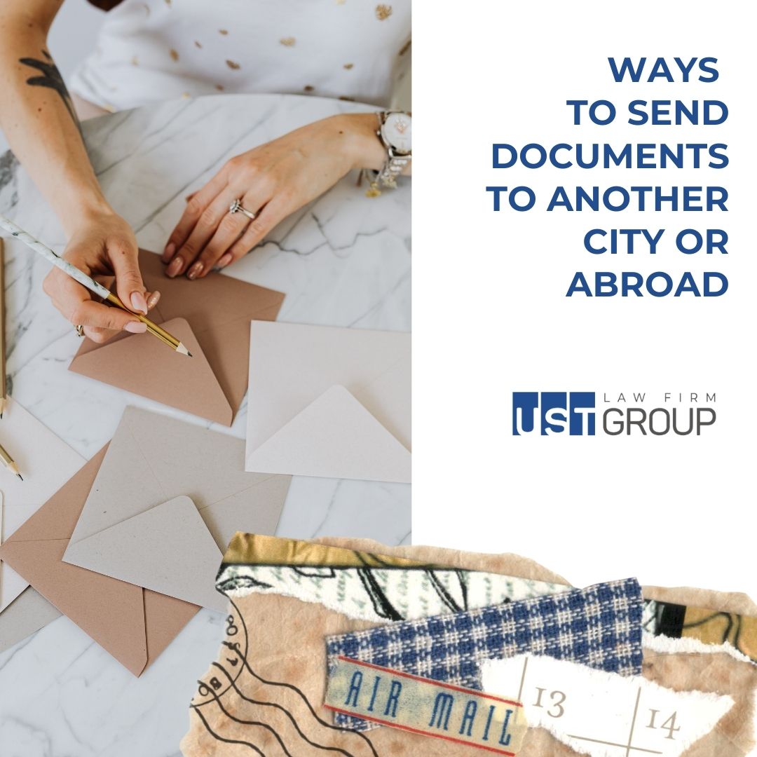 Ways to send documents to another city or abroad