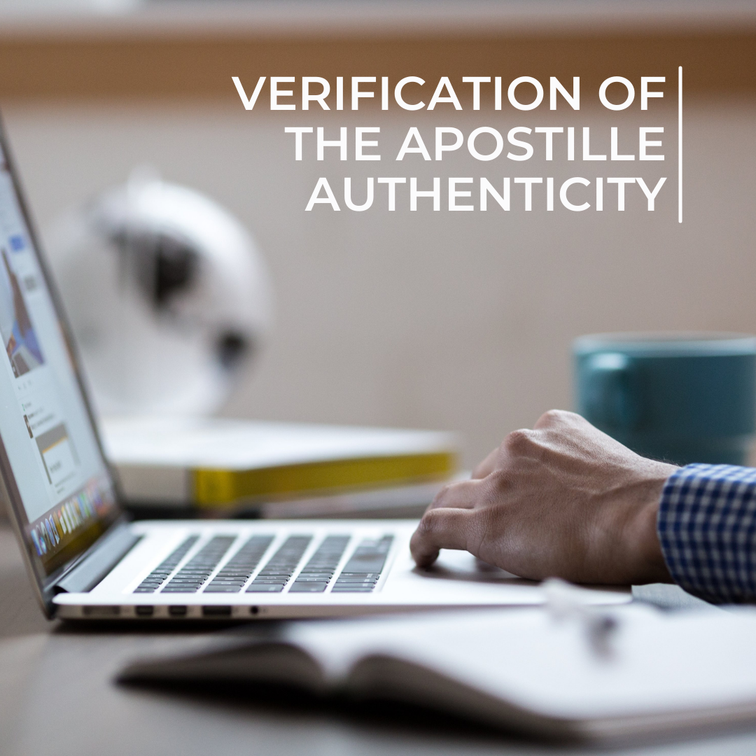 Verification of the apostille authenticity